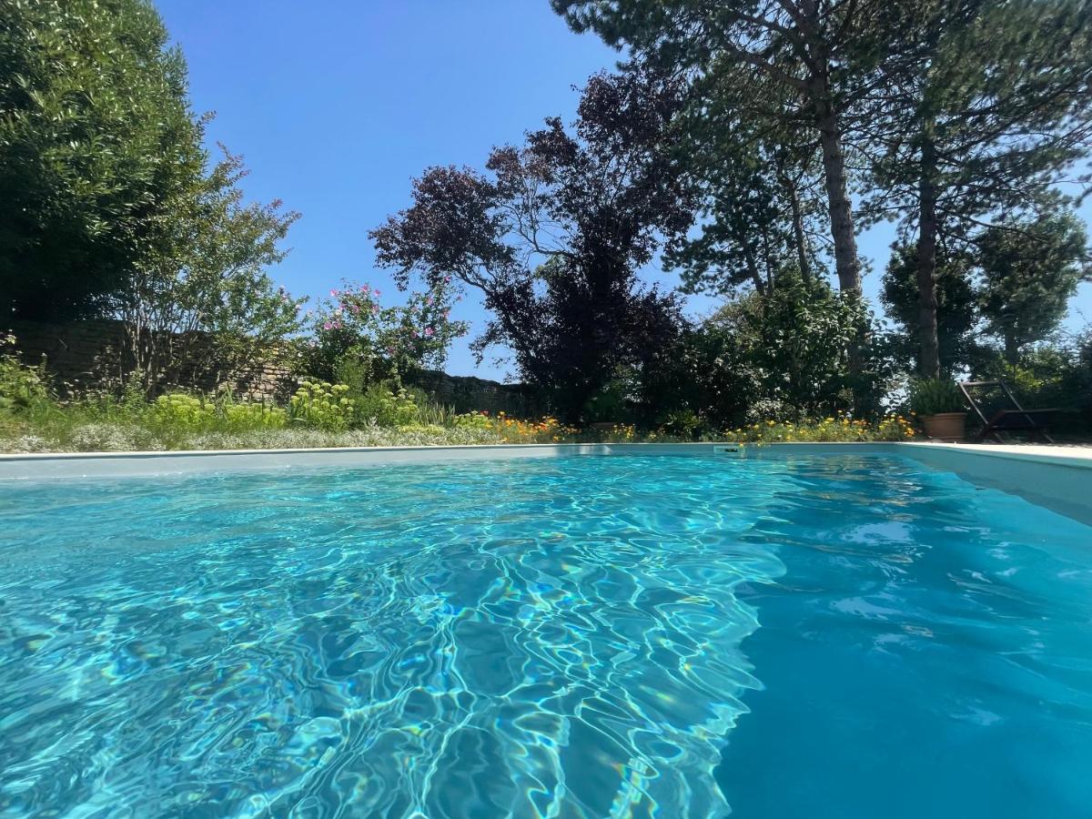 Fleurs De Vignes Piscine Bed & Breakfast Montagny-les-Beaune ภายนอก รูปภาพ